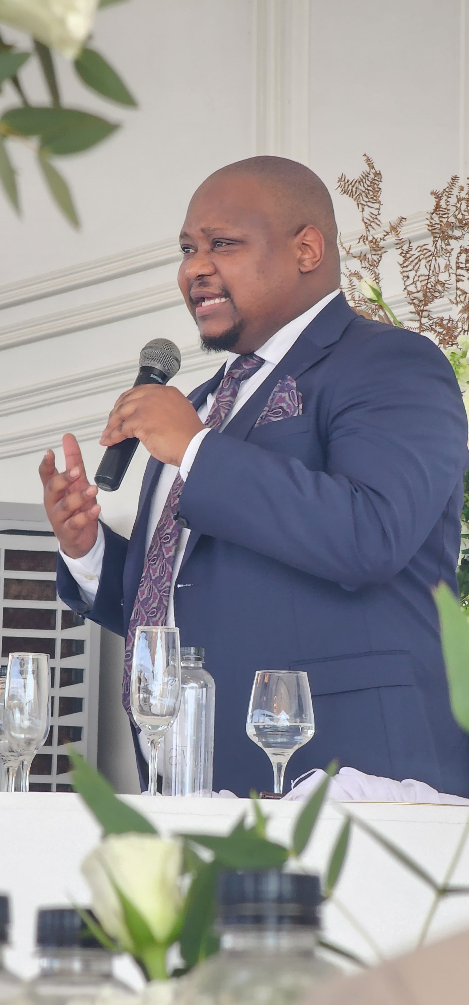 Ntuthuko Gwala speaking, photo 1